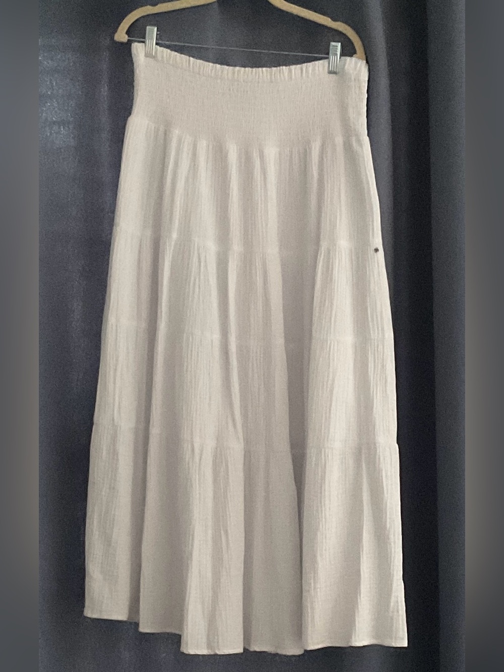 DKNY GauzeTiered Maxi Skirt